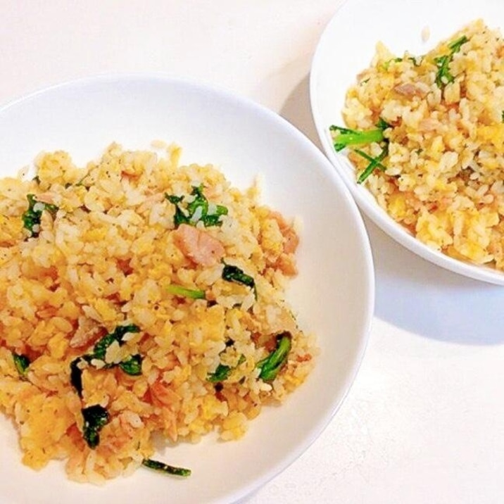 生しゃけを使った☆美味しいパラっパラのチャーハン♪